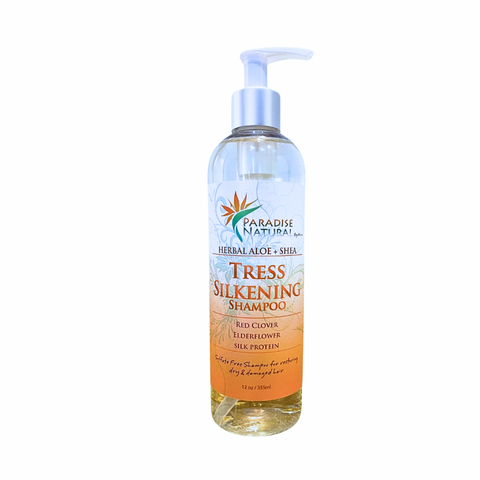 Herbal Aloe & Shea TRESS SILKENING (Shampoo) 12oz